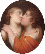 unknow artist Two lovers embracing Germany oil painting reproduction